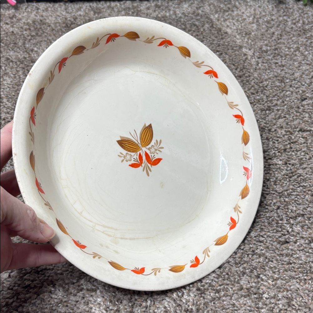 Vintage Pie Plate Oven proof universal Cambridge